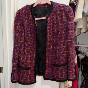 CHANEL Women's Multicolor Tweed Jacket CHANEL